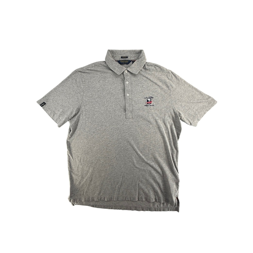 Polo Golf Ralph Lauren 2019 US Open Pebble Beach Gray Polo Shirt Mens XL